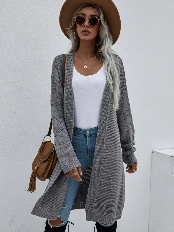 Anastasia Women's Open Front Cozy Knit Cardigan
