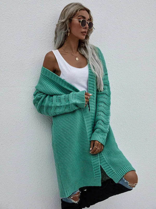 Anastasia Women's Open Front Cozy Knit Cardigan