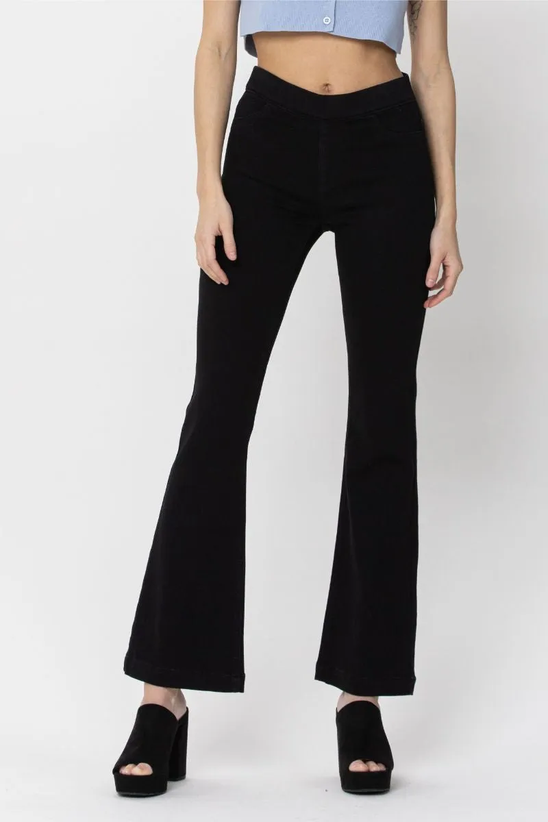 Black Flare Jegging