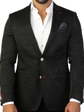 Blazer Beethoven Paisley Black