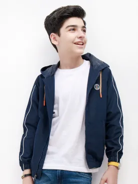 Boy's Navy Hoodie - EBTH21-003