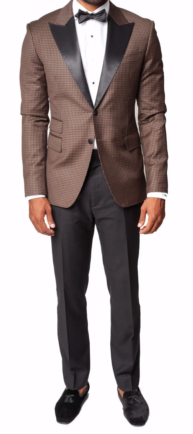 Brown Check | LS Tuxedo