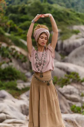 Cap Crop Top Sina Desert Rose