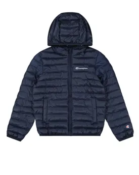Champion giacca leggera da ragazzo con cappuccio Legacy Outdoor Light Hooded 306485 BS501 NNY navy