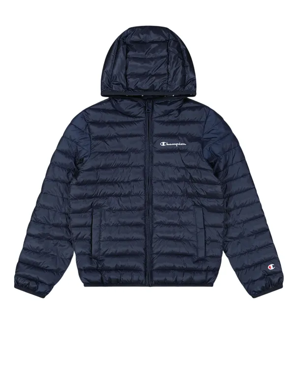 Champion giacca leggera da ragazzo con cappuccio Legacy Outdoor Light Hooded 306485 BS501 NNY navy