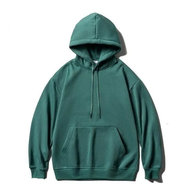 Cotton drawstring hoodie