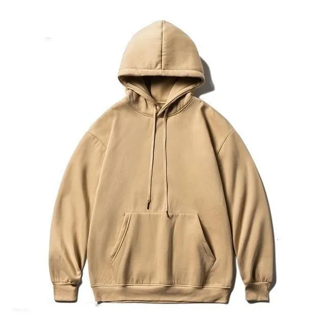 Cotton drawstring hoodie