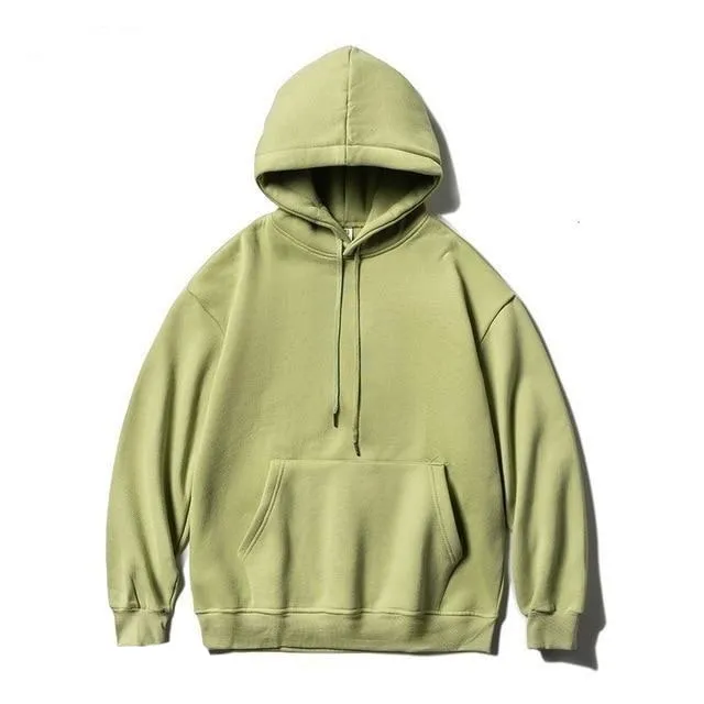 Cotton drawstring hoodie