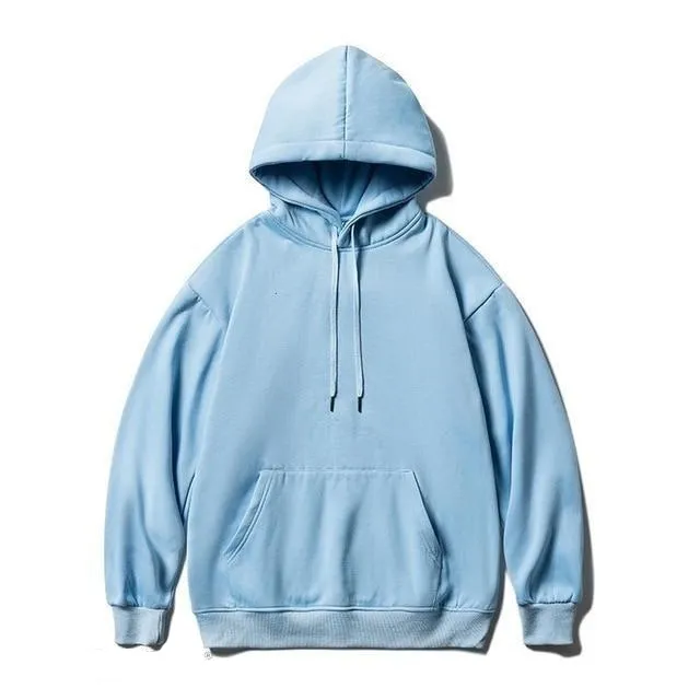 Cotton drawstring hoodie