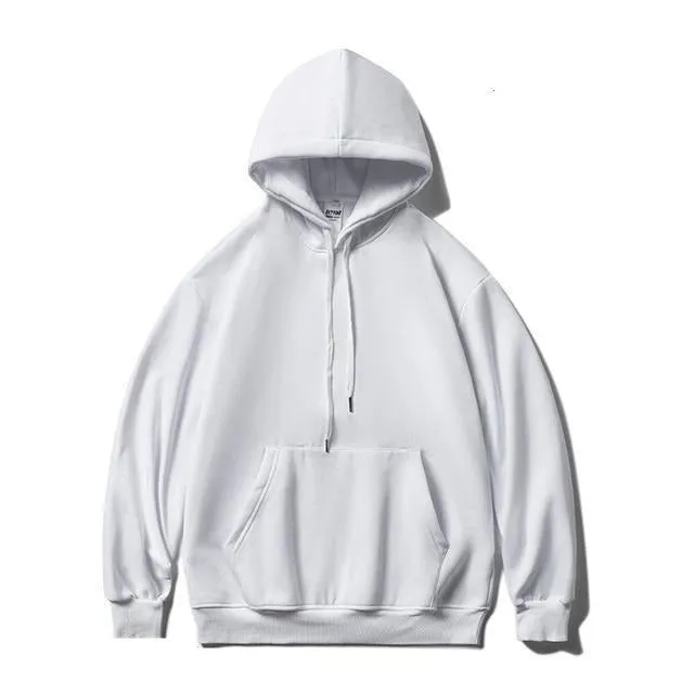 Cotton drawstring hoodie
