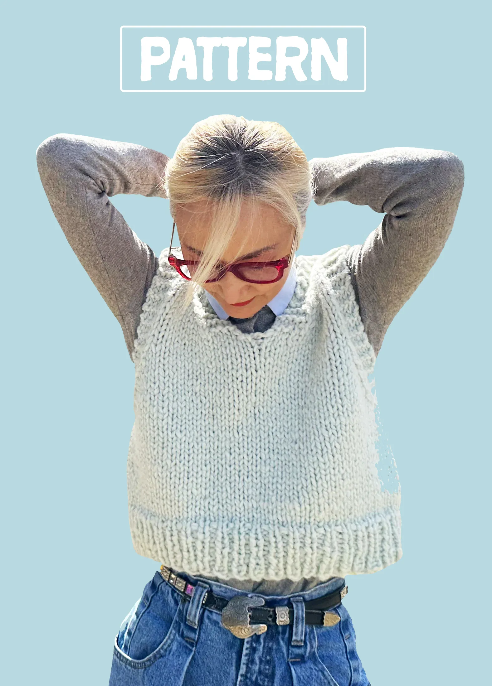 Cropped Weekend Vest PATTERN- Dream