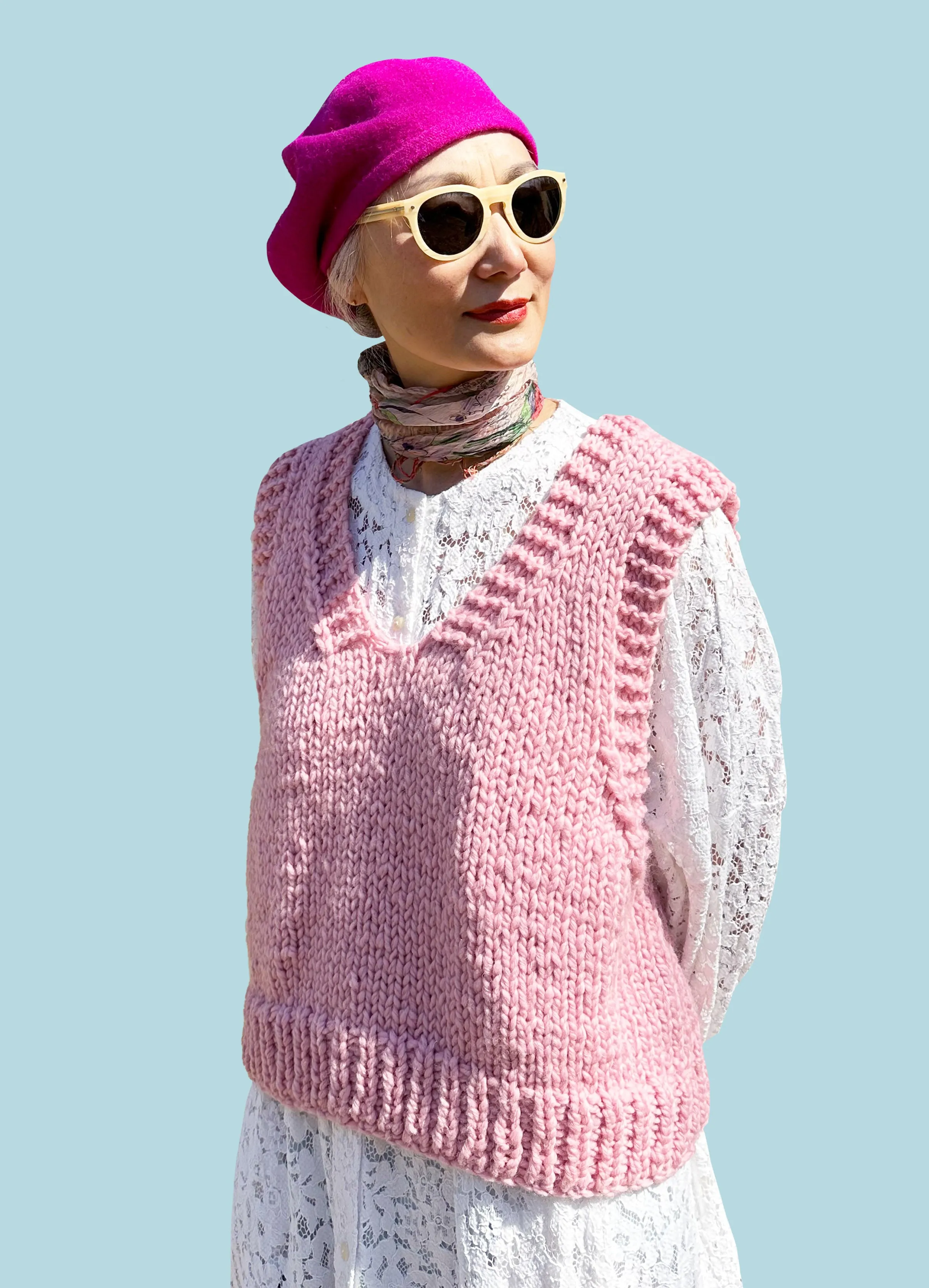 Cropped Weekend Vest PATTERN- Dream