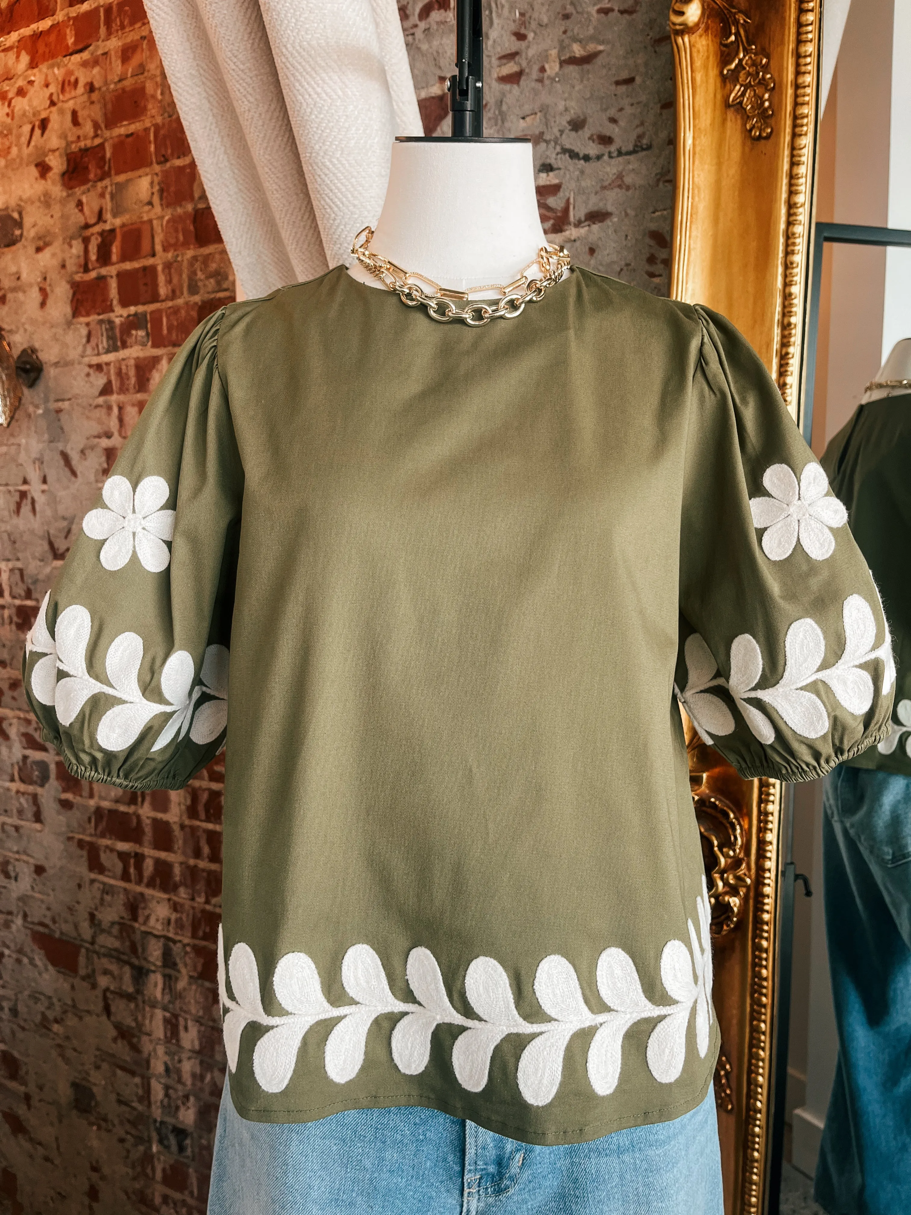 Evergreen Blouse