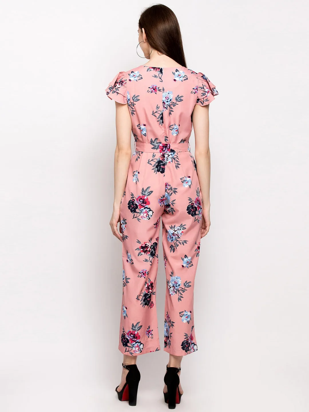 Floral Print Jumpsuit