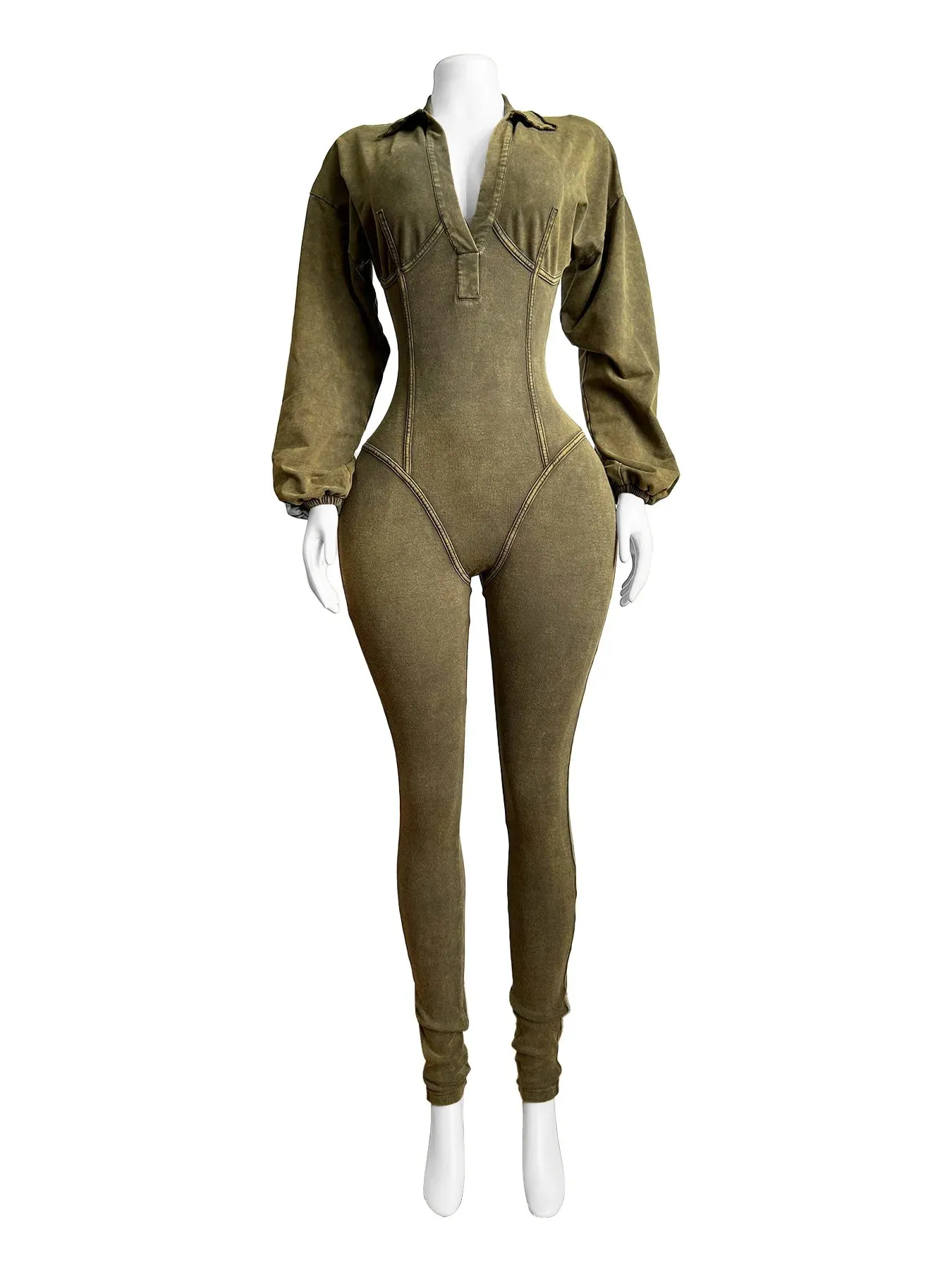 Get A Good Look Long Sleeve Jumpsuit