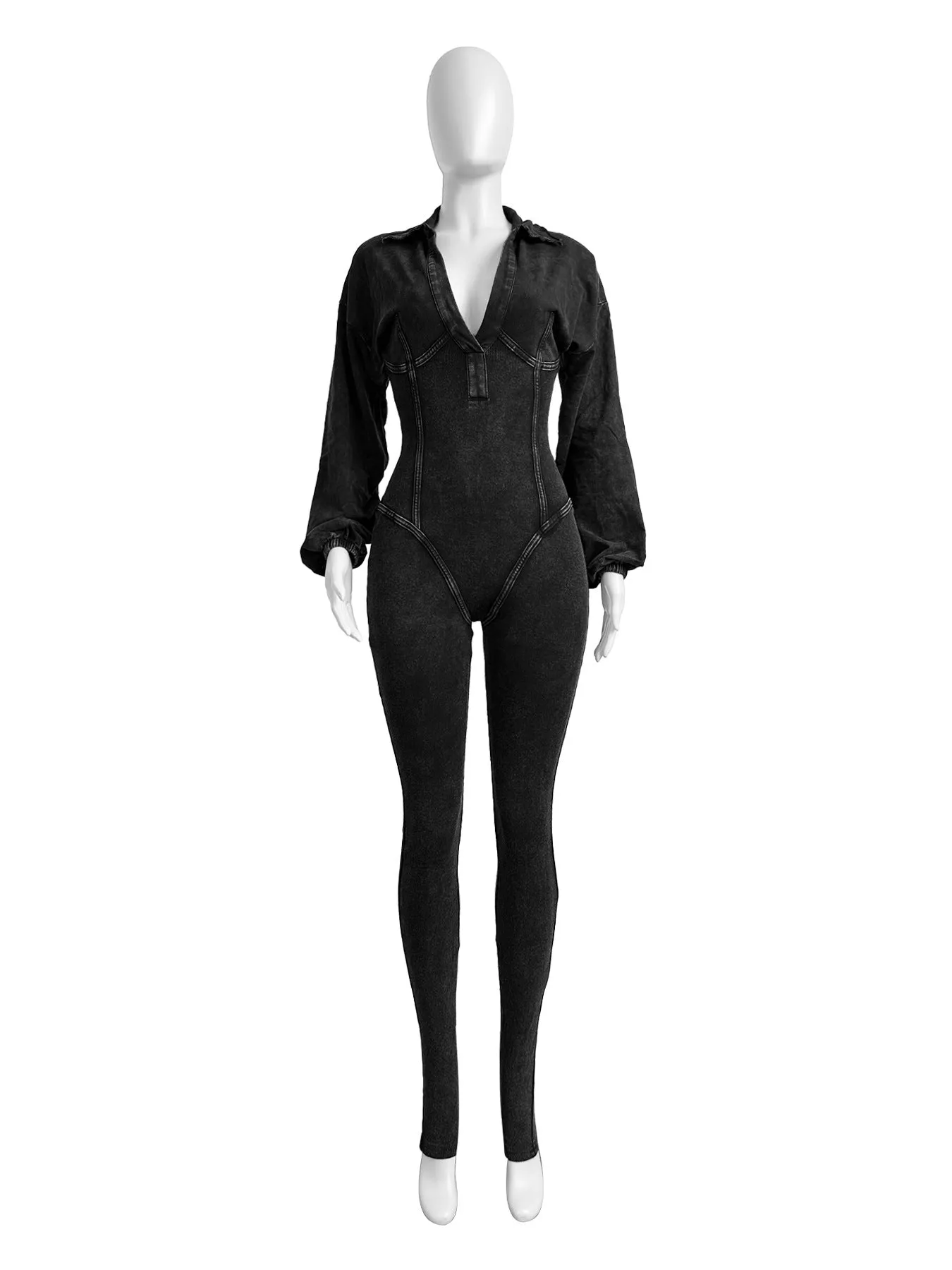 Get A Good Look Long Sleeve Jumpsuit