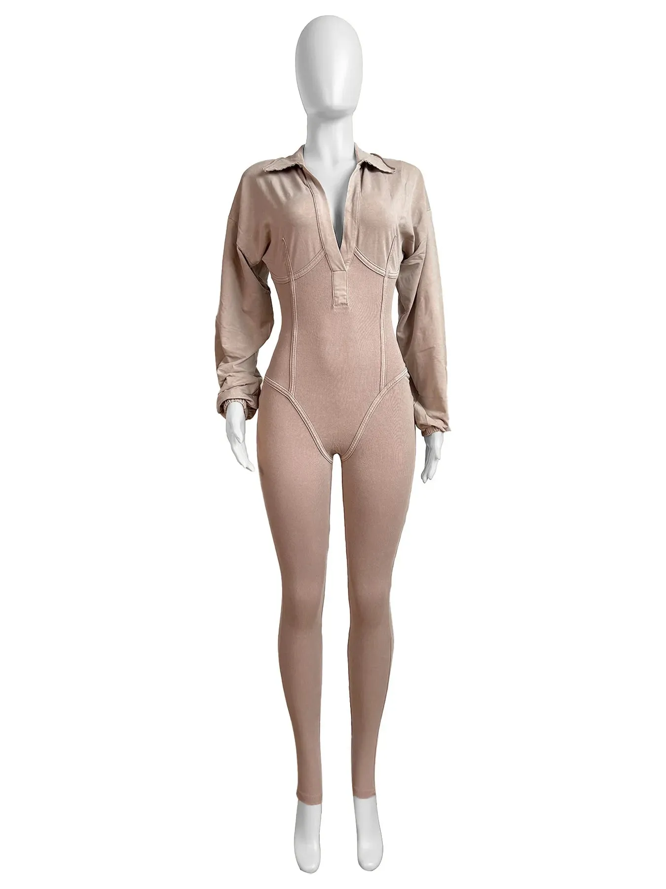 Get A Good Look Long Sleeve Jumpsuit