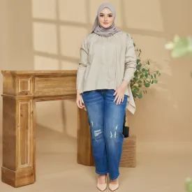 Haydar Batik Blouse - Beige