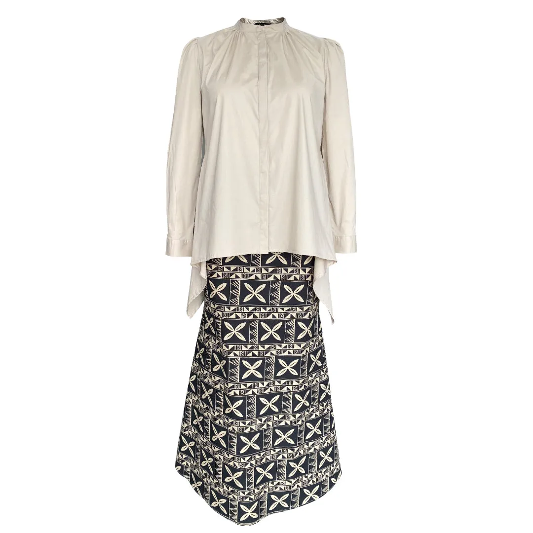 Haydar Batik Blouse - Beige