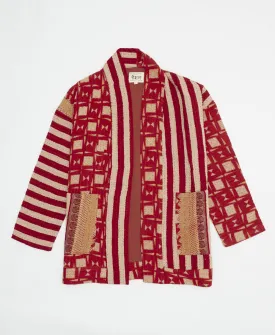 Kantha Quilted Jacket - No. 240523 - Large