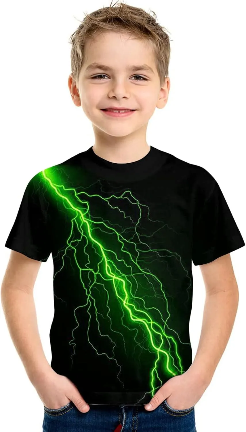 Kids Baby Short Sleeve Crewneck T-Shirts Top Toddler Boys Grils Value Pack Organic Cotton Summer Tee
