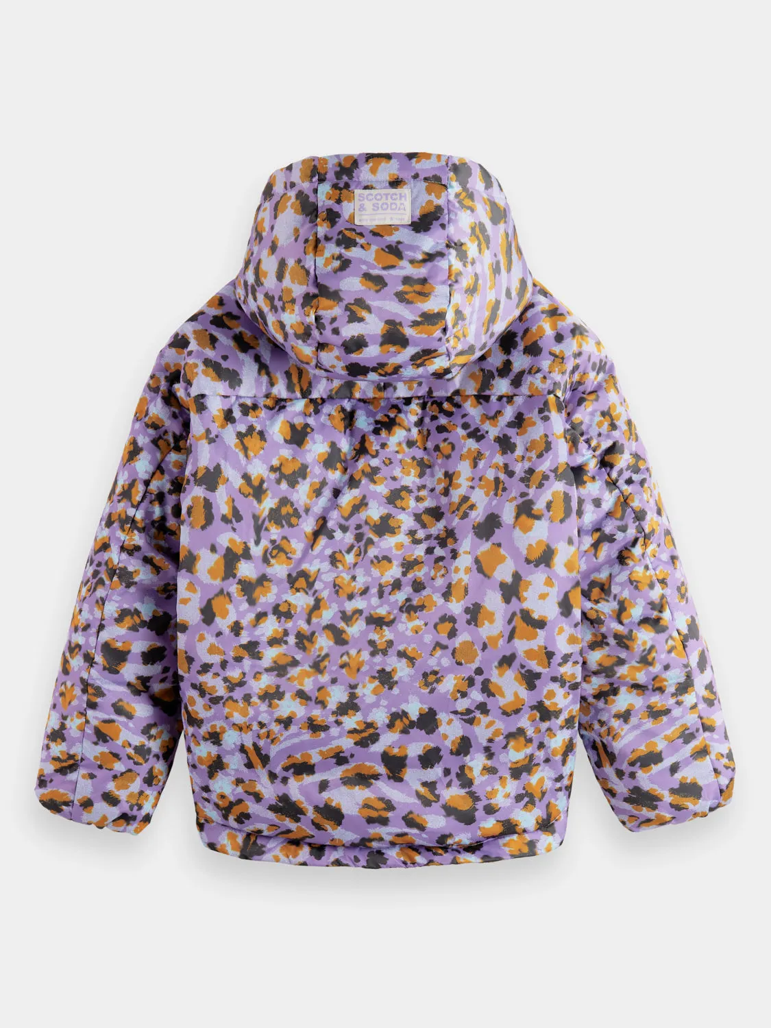 Kids - Water-repellent hooded jacket