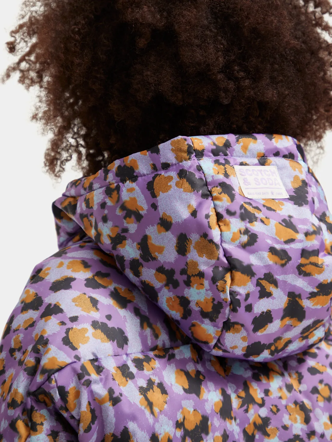 Kids - Water-repellent hooded jacket