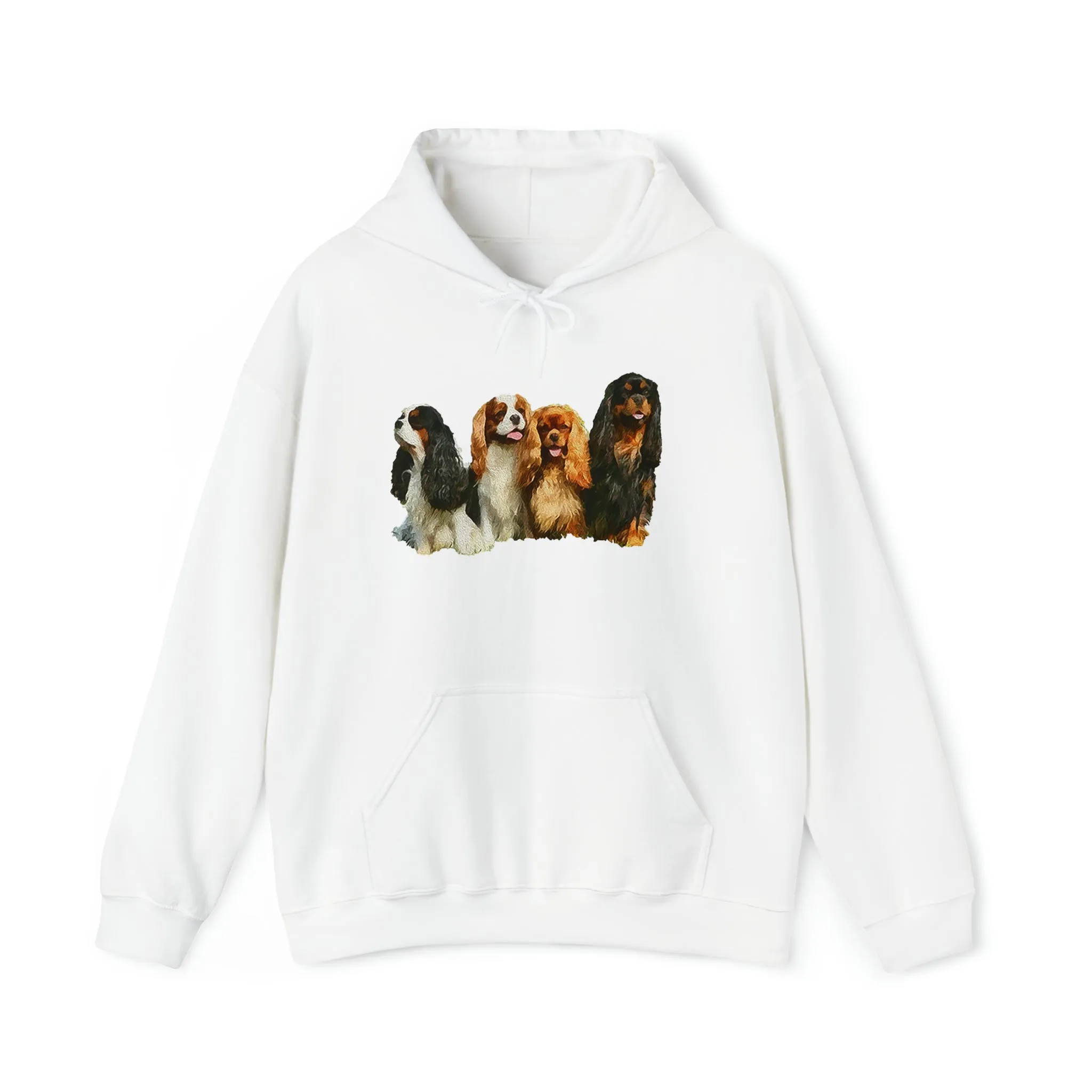 King Charles Spaniels 'Cavalier Club' Unisex 50/50 Hoodie