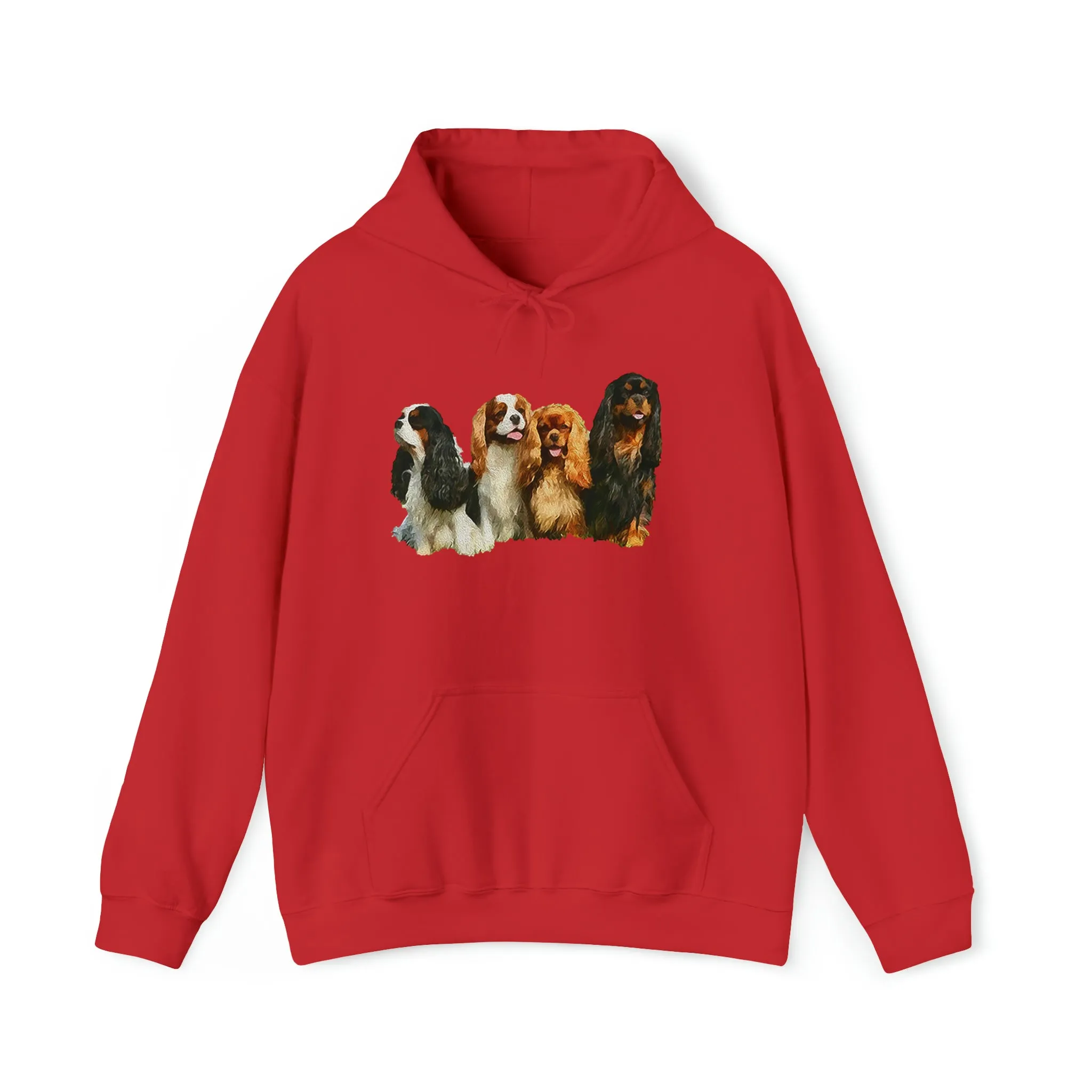King Charles Spaniels 'Cavalier Club' Unisex 50/50 Hoodie