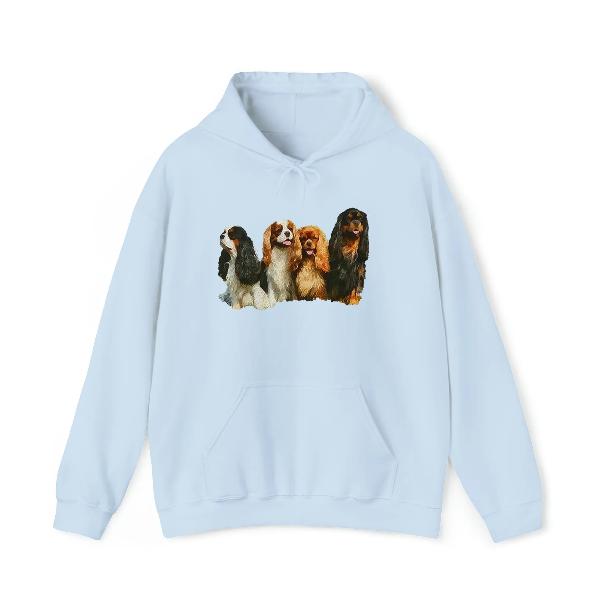 King Charles Spaniels 'Cavalier Club' Unisex 50/50 Hoodie