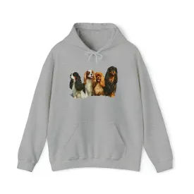 King Charles Spaniels 'Cavalier Club' Unisex 50/50 Hoodie
