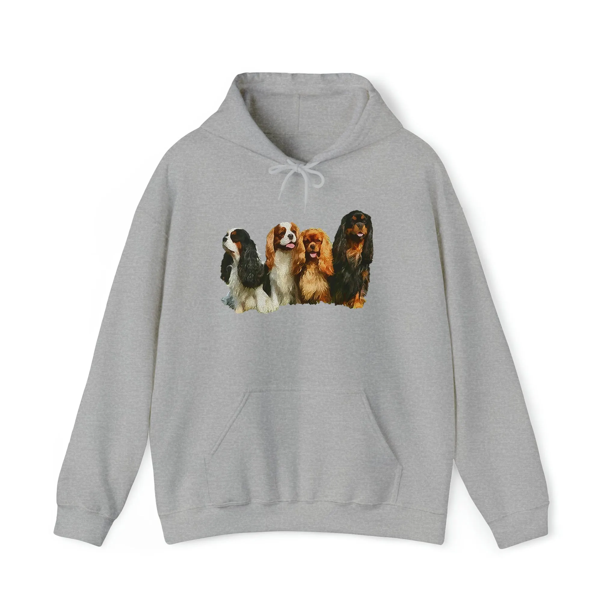 King Charles Spaniels 'Cavalier Club' Unisex 50/50 Hoodie