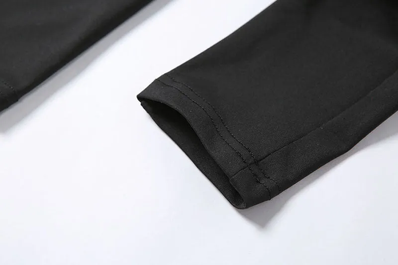 Long Sleeve Zipper Back Jumpsuit