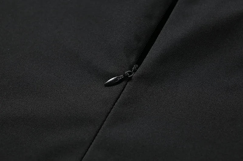 Long Sleeve Zipper Back Jumpsuit