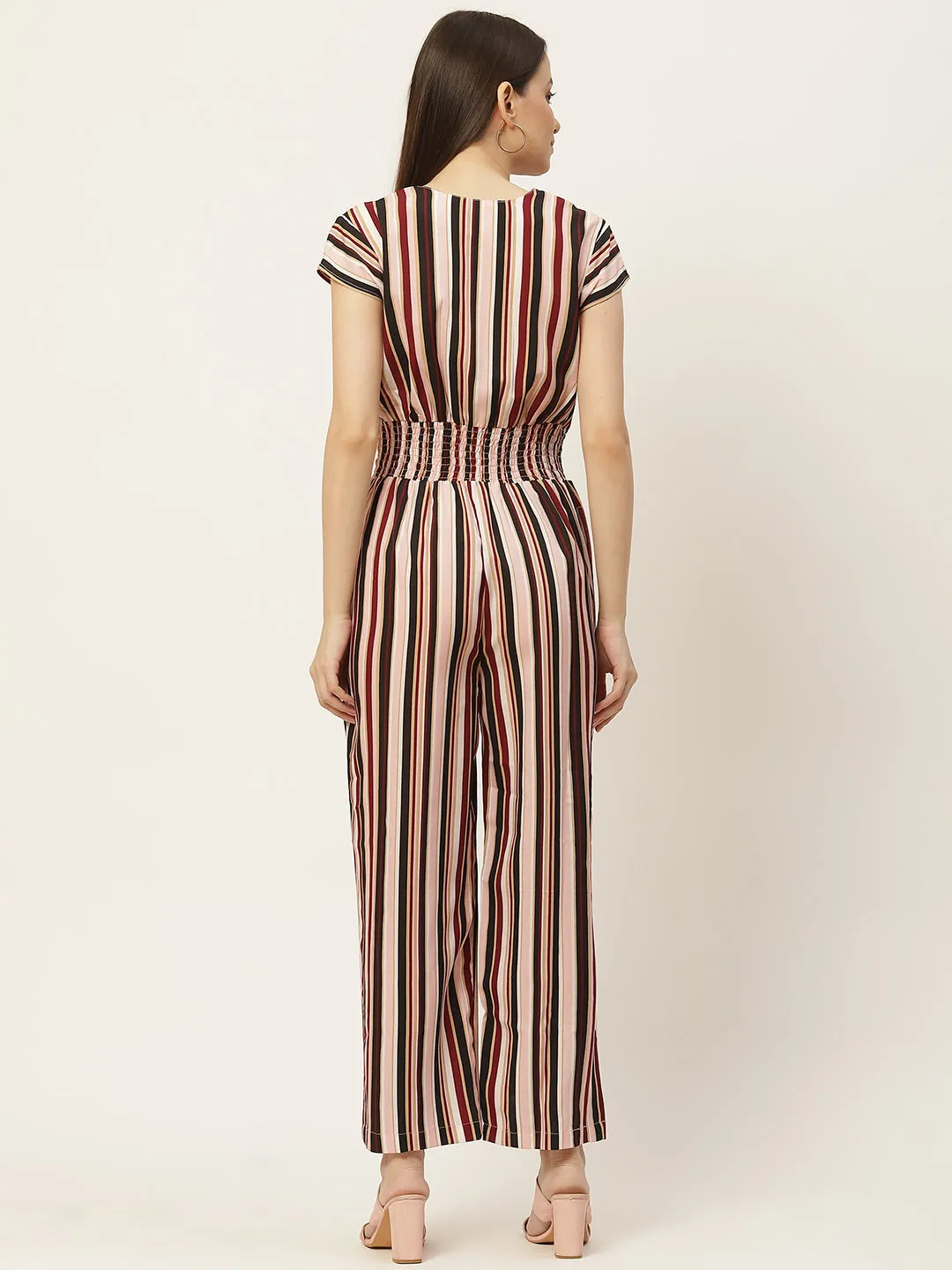 Multicolor Striped Jumpsuit