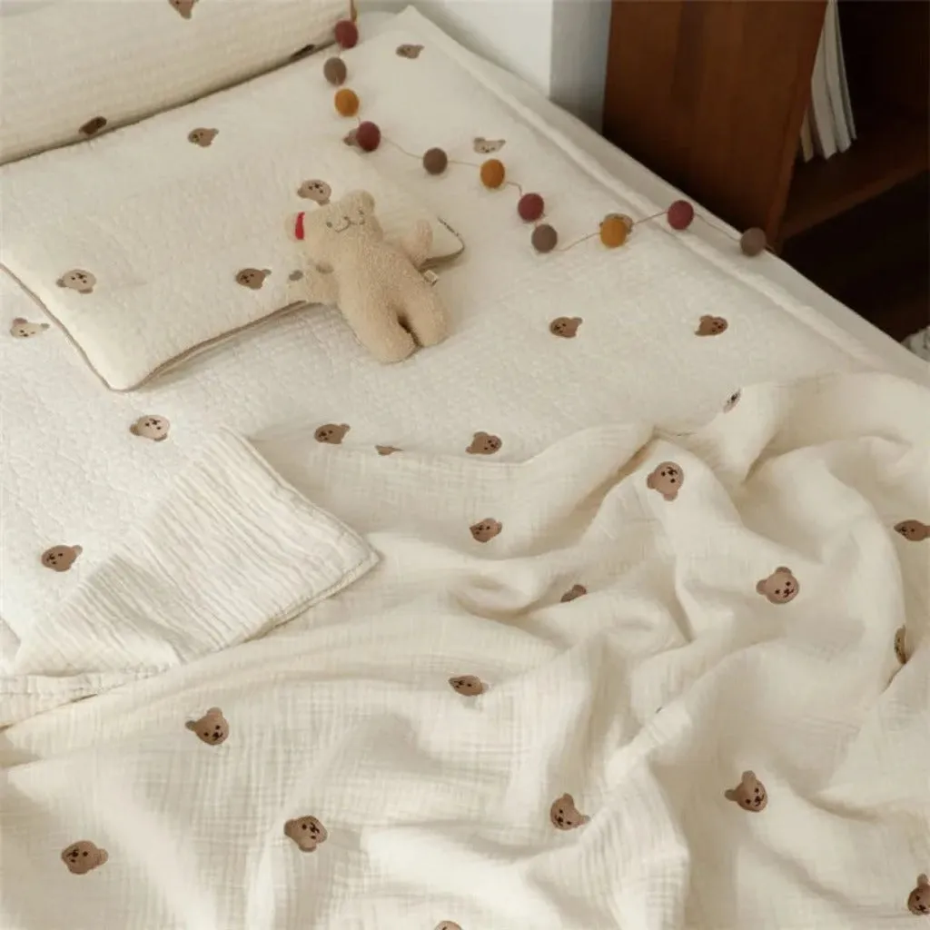 Natural Soft Muslin Double Cotton Baby Blanket