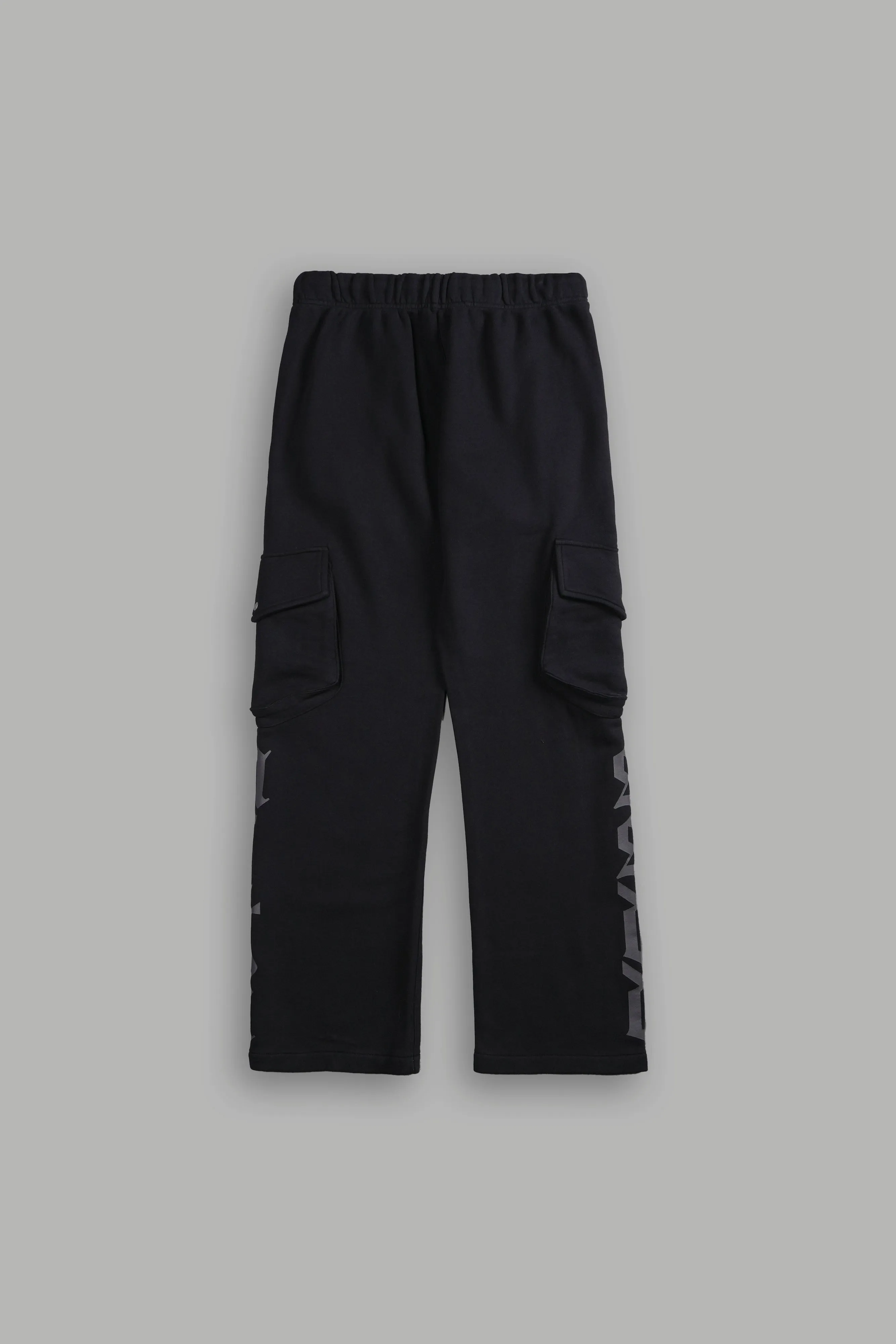 Our Mantra Bigelow Cargo Sweat Pants in Black