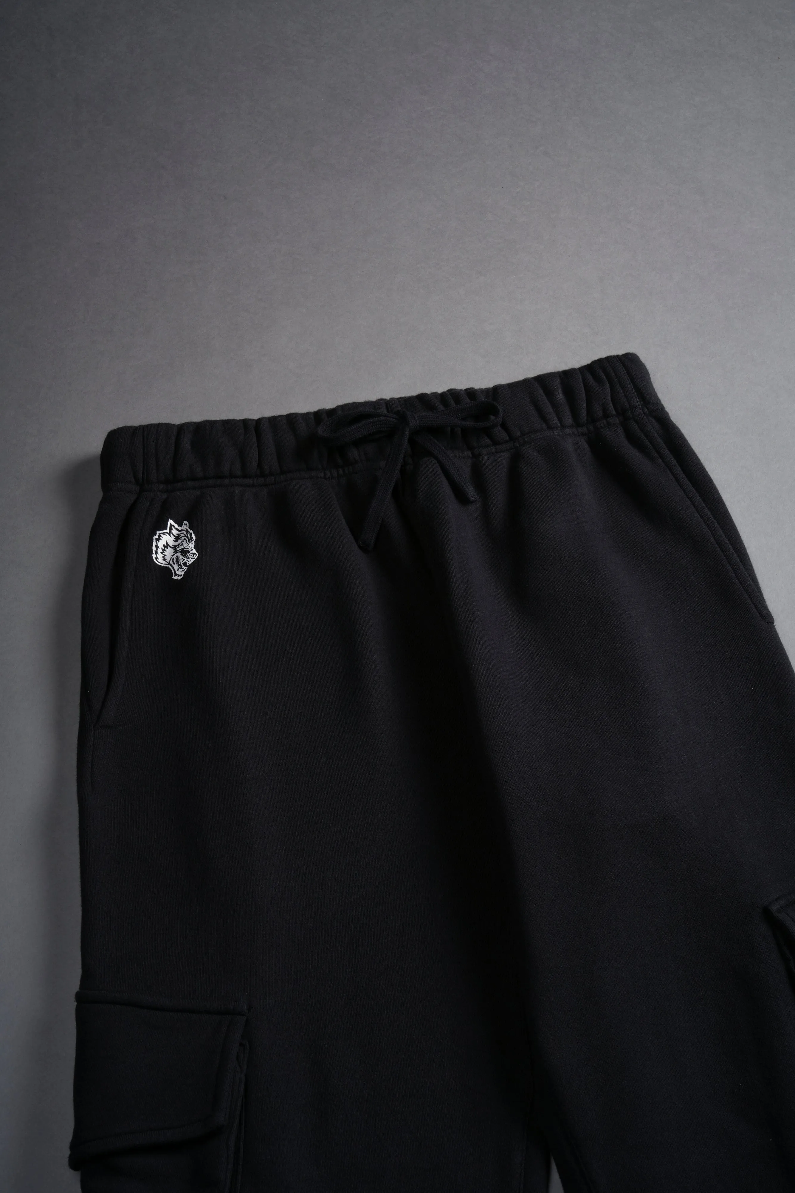 Our Mantra Bigelow Cargo Sweat Pants in Black