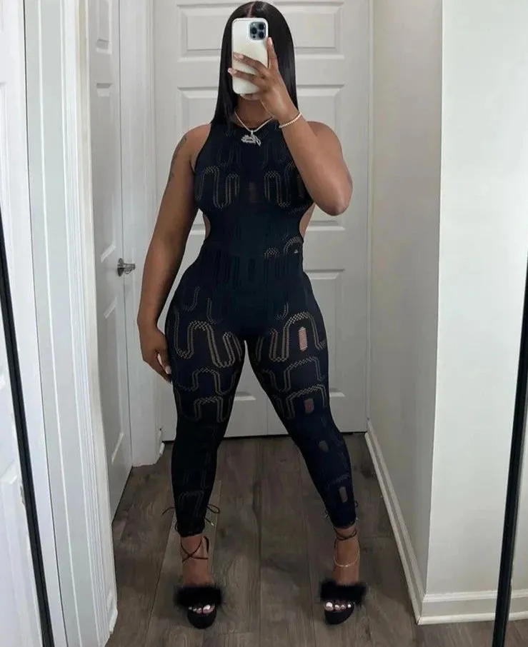Shine Right Through Jumpsuit