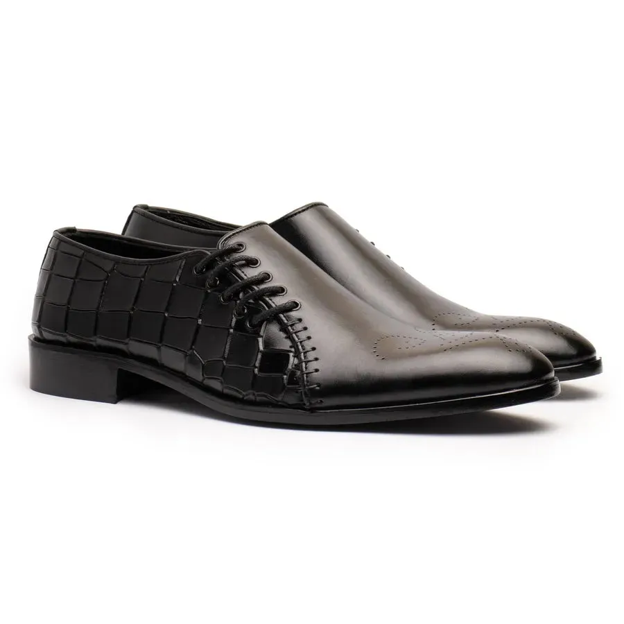 Side Lace up Black