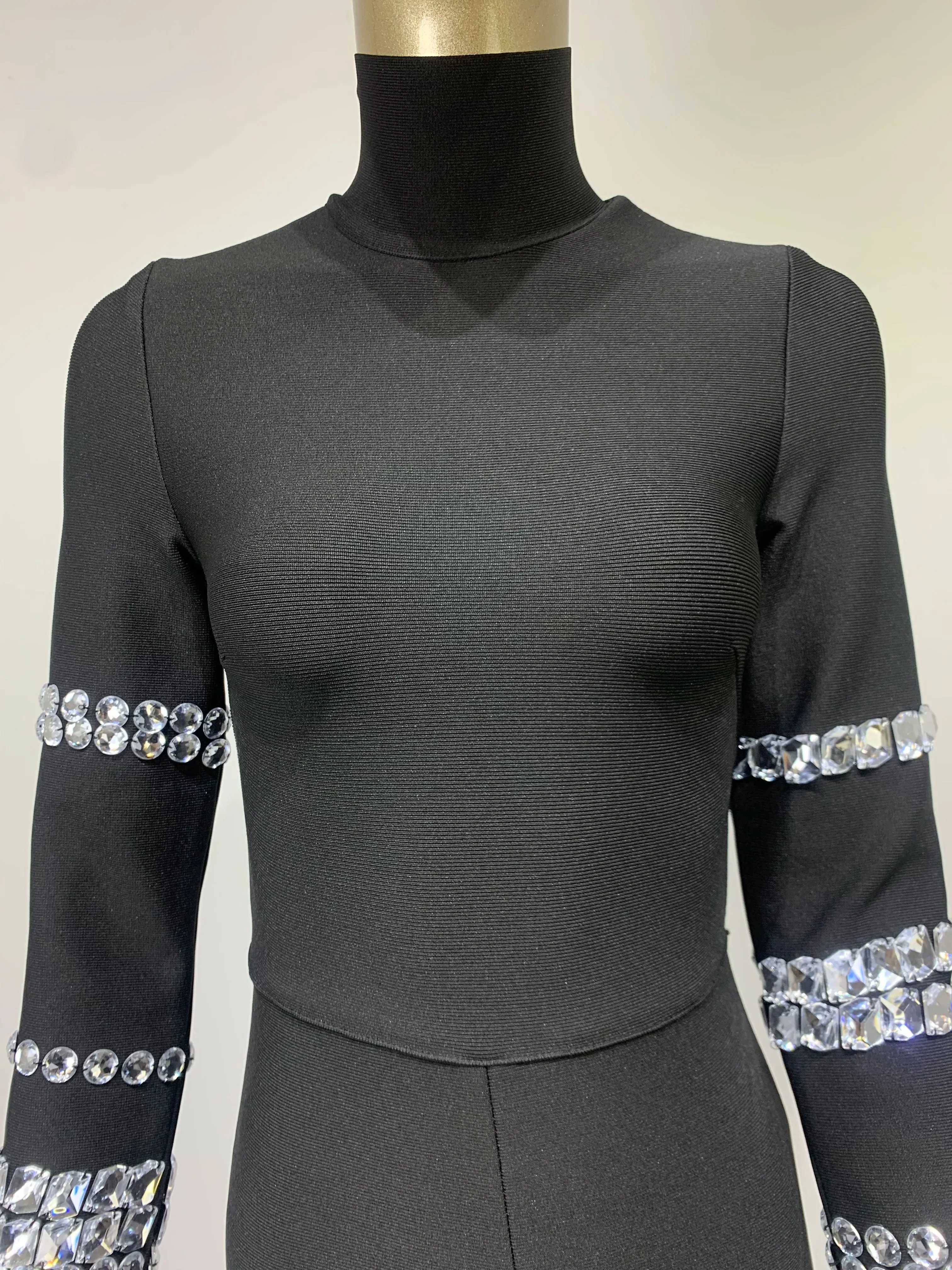 Sparkle And Shine Black Jumpsuit