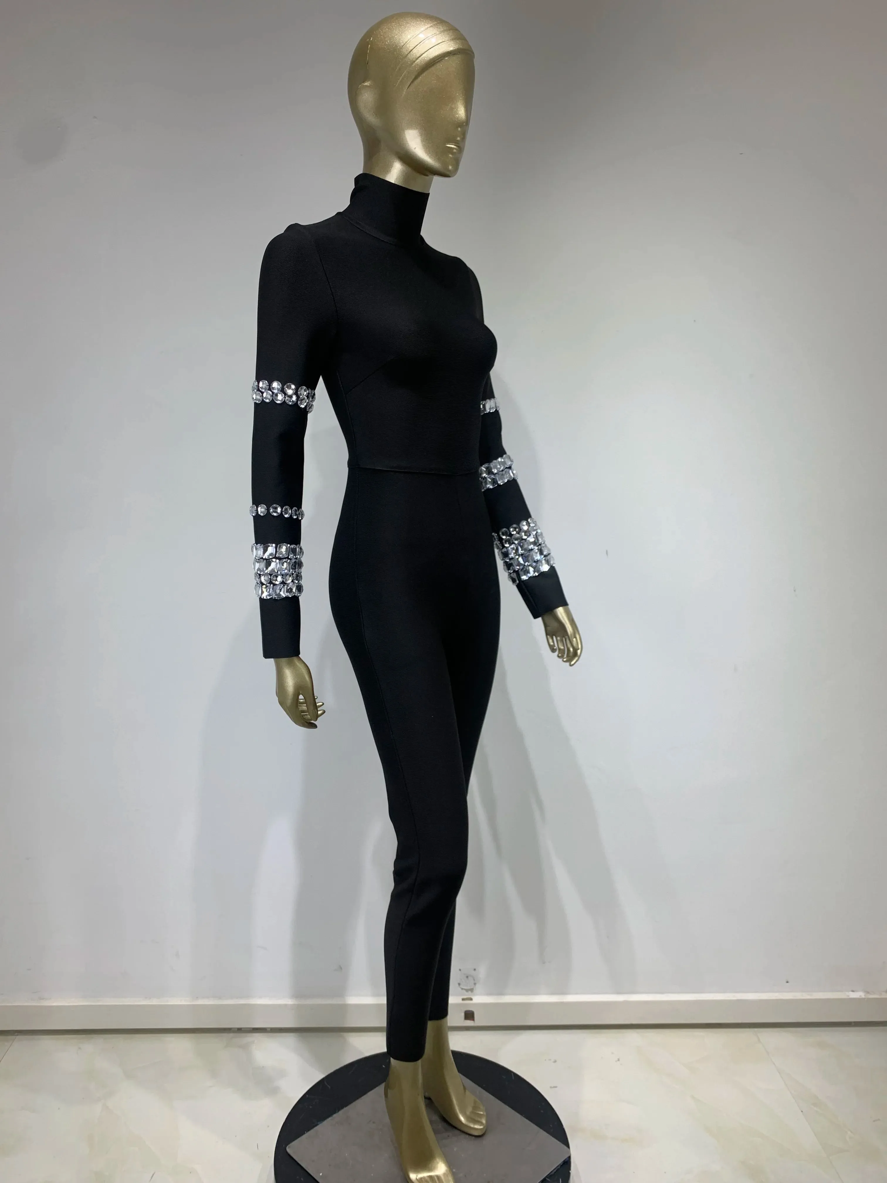 Sparkle And Shine Black Jumpsuit