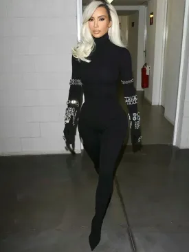 Sparkle And Shine Black Jumpsuit