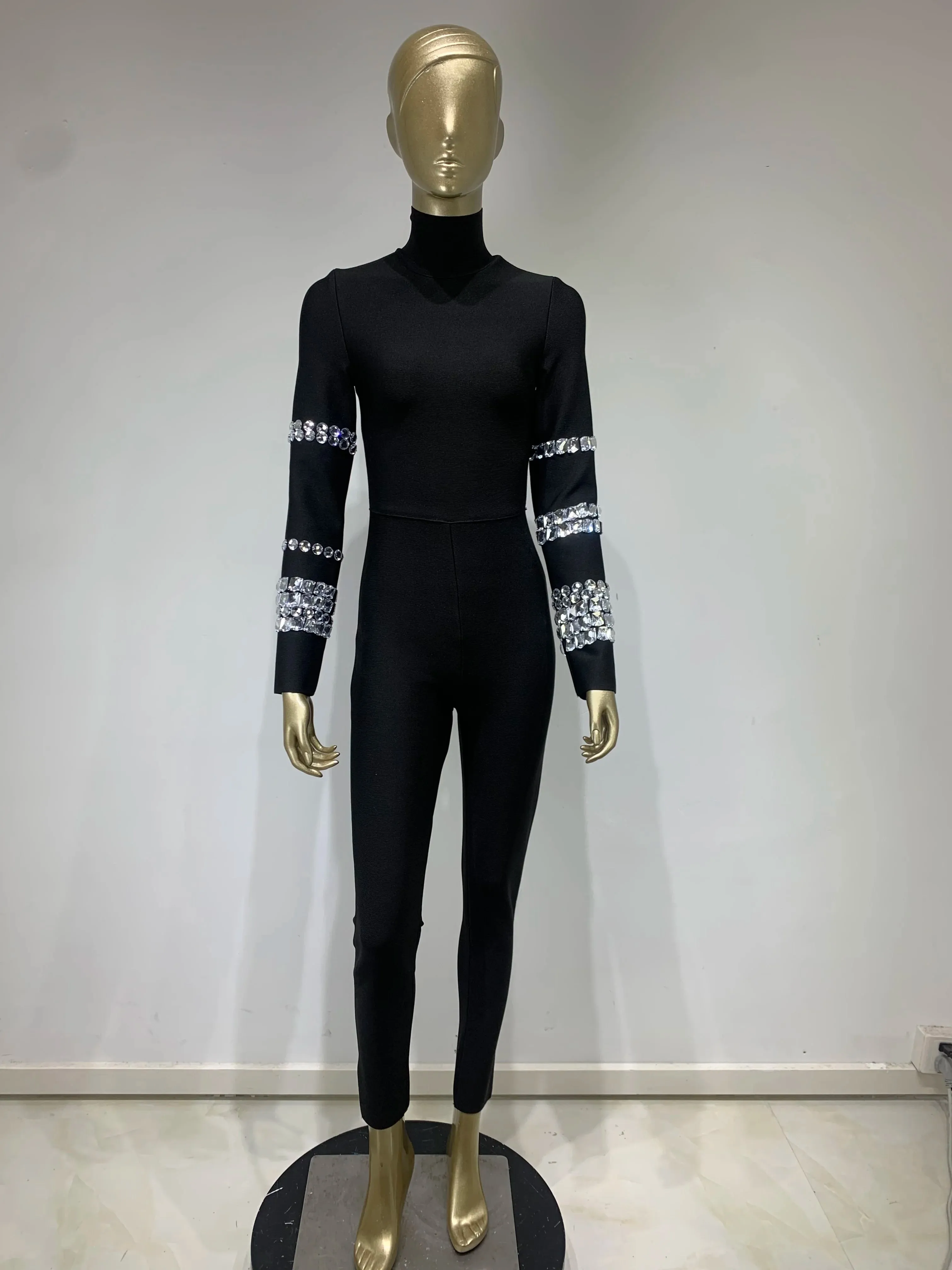 Sparkle And Shine Black Jumpsuit