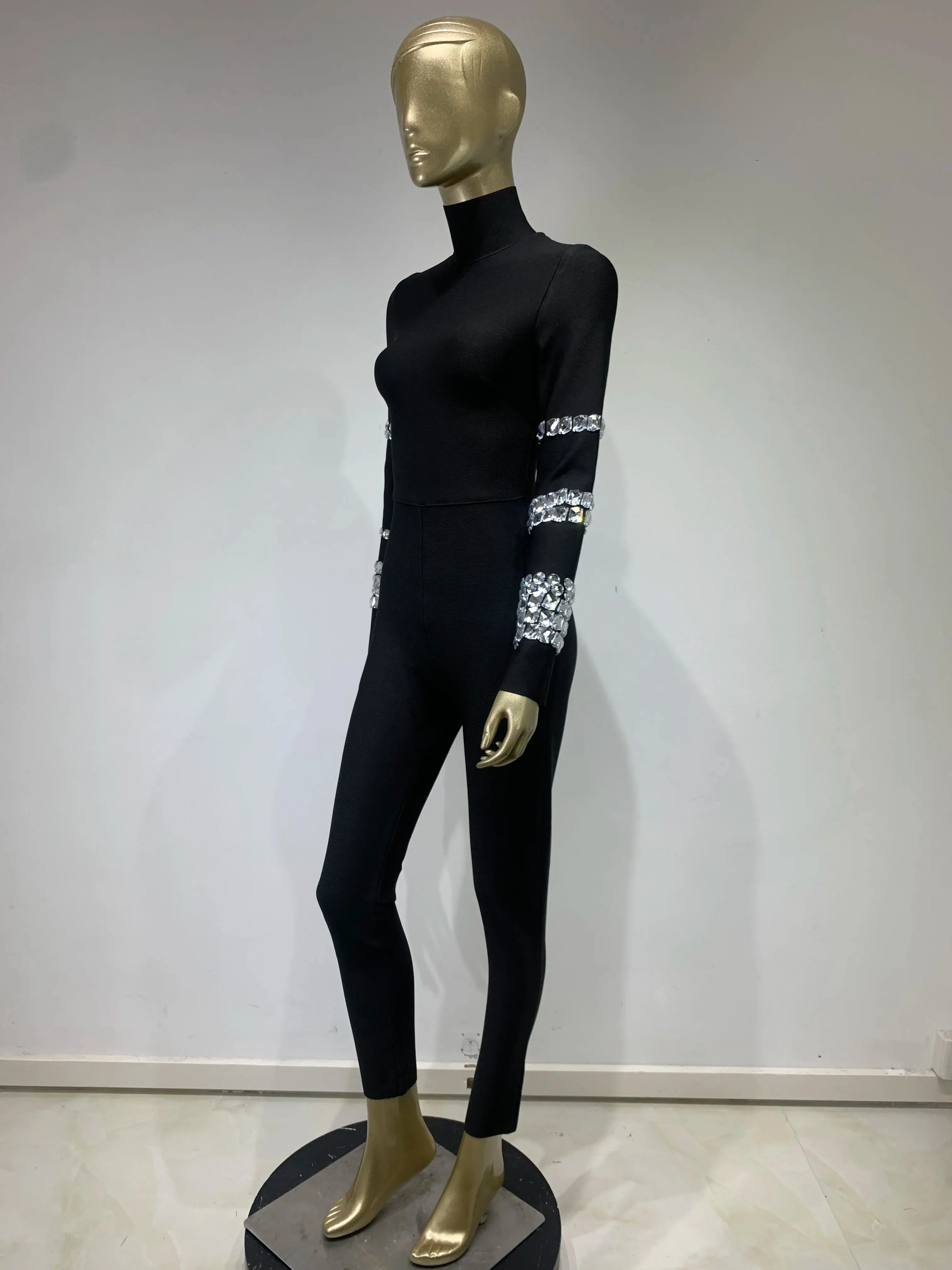 Sparkle And Shine Black Jumpsuit