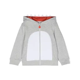 Stella McCartney Kids Shark Shape Jersey Hoodie