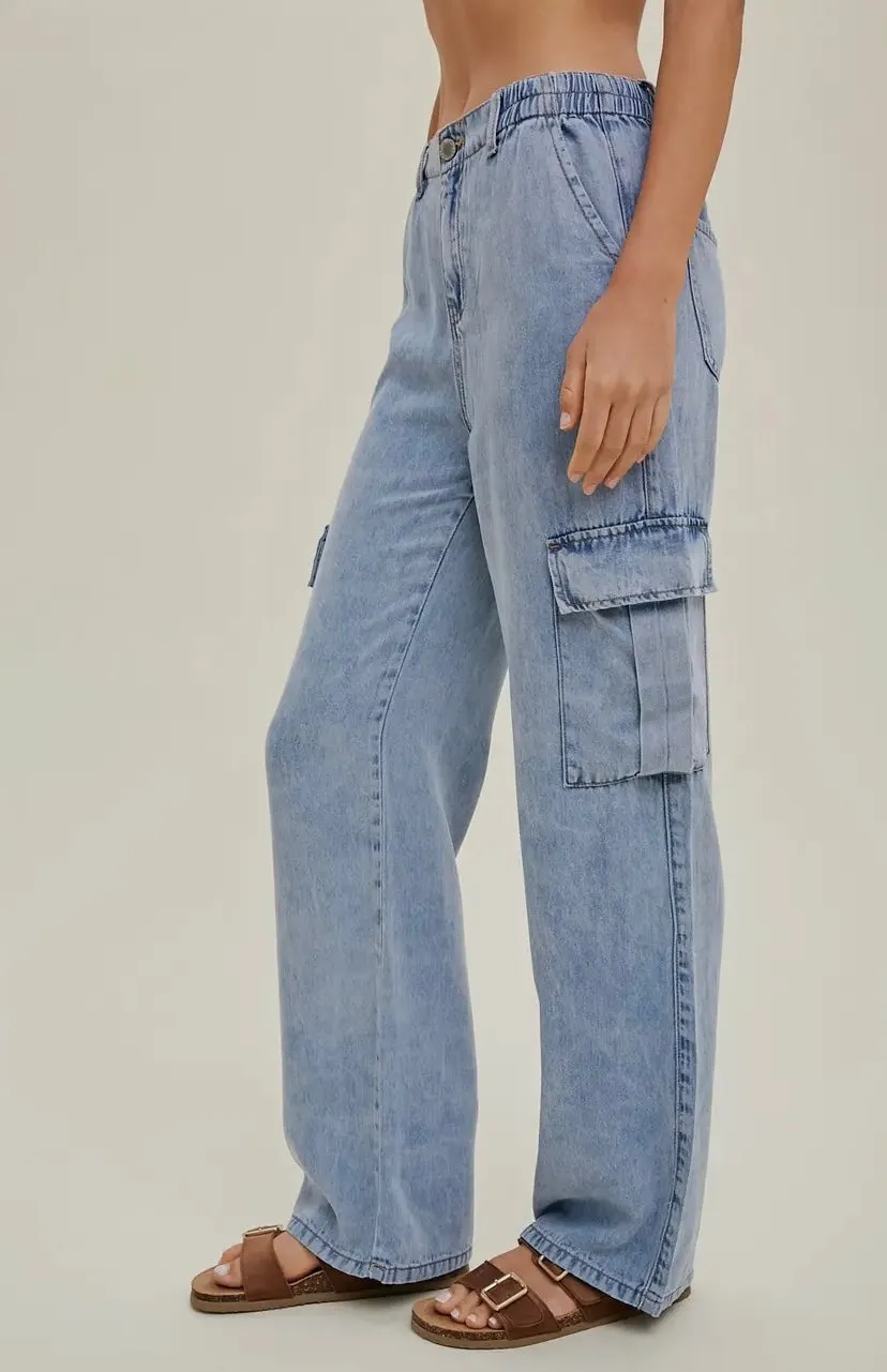 Tera Tencel Cargo Jeans