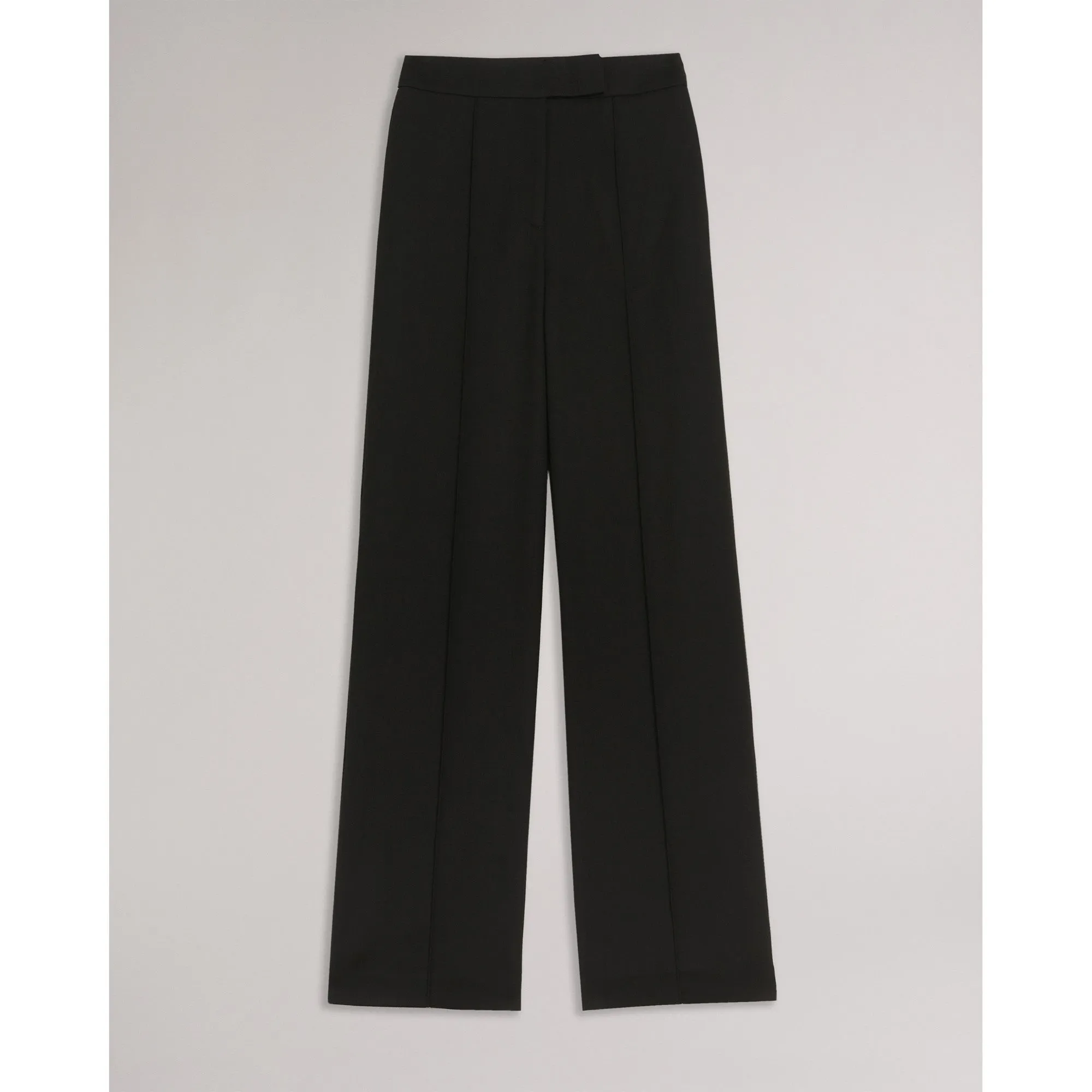 Women Wmt-Riyann-Wide Leg Flat Front Trouser - Black