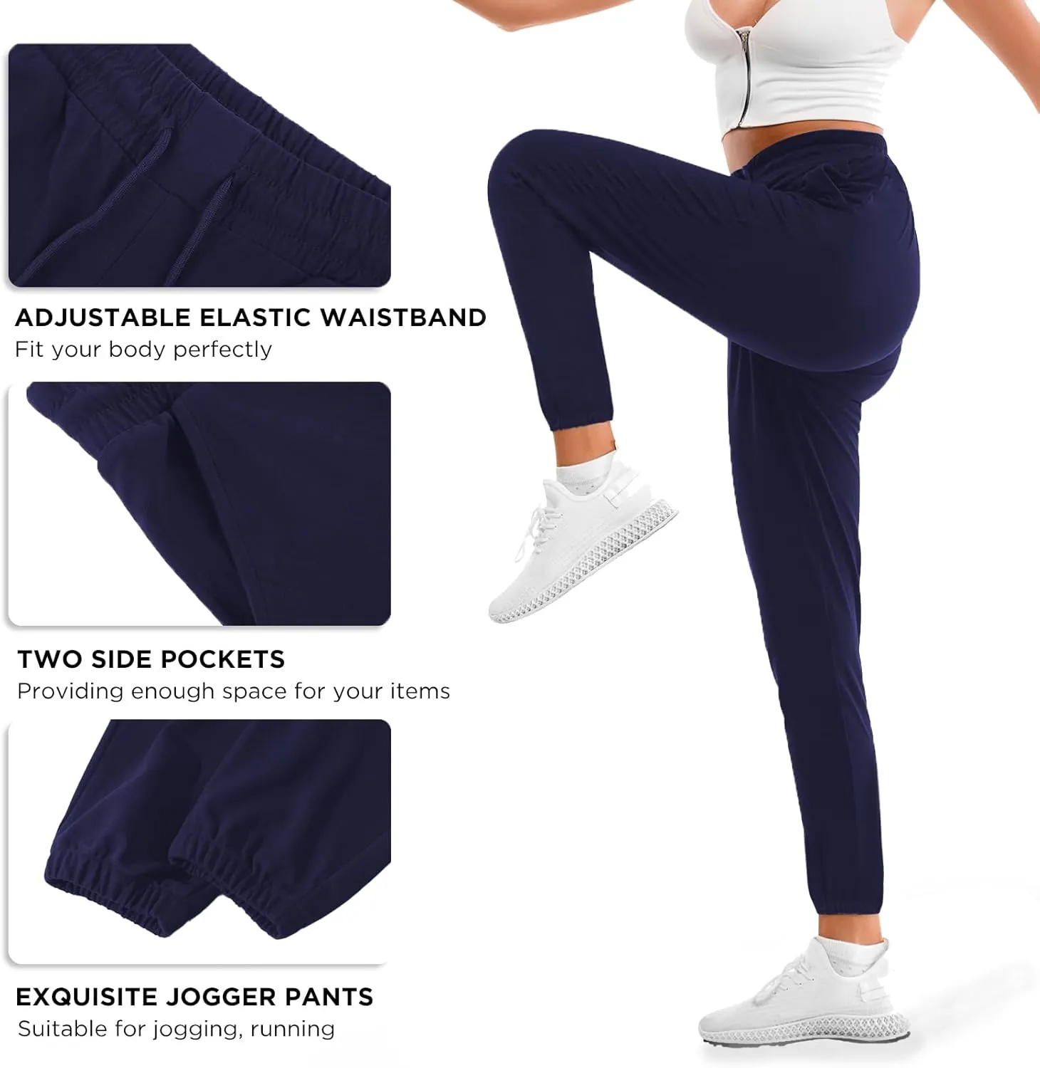 Womens Sweatpants with Pockets - Joggers for Women Sport Pants Trousers for Women