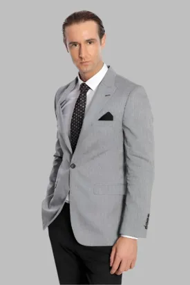 WSS Peak Lapel Slim-Fit Smoked Jacket  - Singen